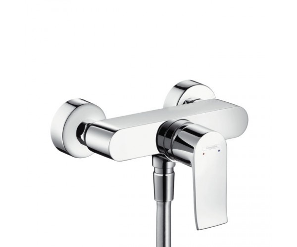 

Настенный смеситель для душа однорычажный Hansgrohe Metris 31680000 (24326)