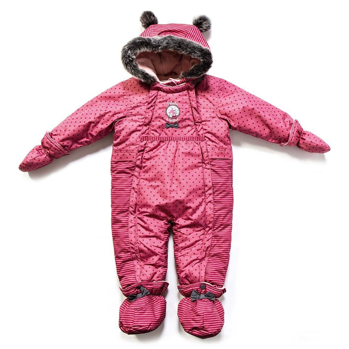 

Зимний цельный комбинезон Peluche&Tartine F17M108BF-Secretpink розовый 70 - 78 см (F17M108BF-Secretpink-9m)