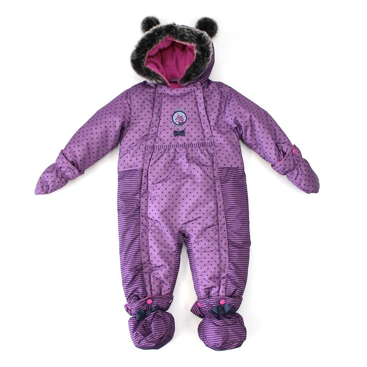 

Зимний цельный комбинезон Peluche&Tartine F17M108BF-Purplewave лиловый 80 - 90 см (F17M108BF-Purplewave-18m)