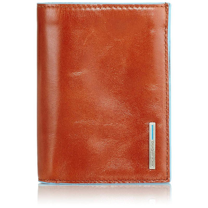 

Портмоне Piquadro BL SQUARE Orange верт. с отдел. для 6 кред.карт