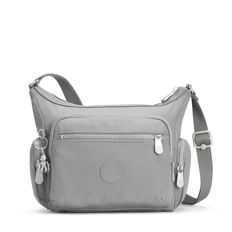 

Женская наплечная сумка Kipling GABBIE S Smooth Grey 7л