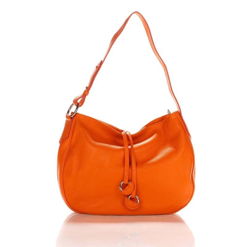 

Женская кожаная сумка Italian bags Оранжевый