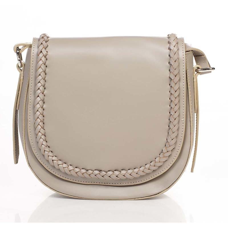 

Женская кожаная сумка Italian Bags Таупе