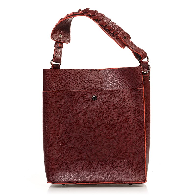 

Женская кожаная сумка Italian Bags Бордовый