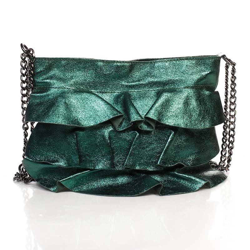 

Женская кожаная сумка Italian bags Зеленый