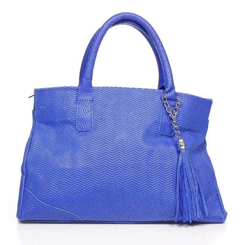 

Женская кожаная сумка Italian bags Синий