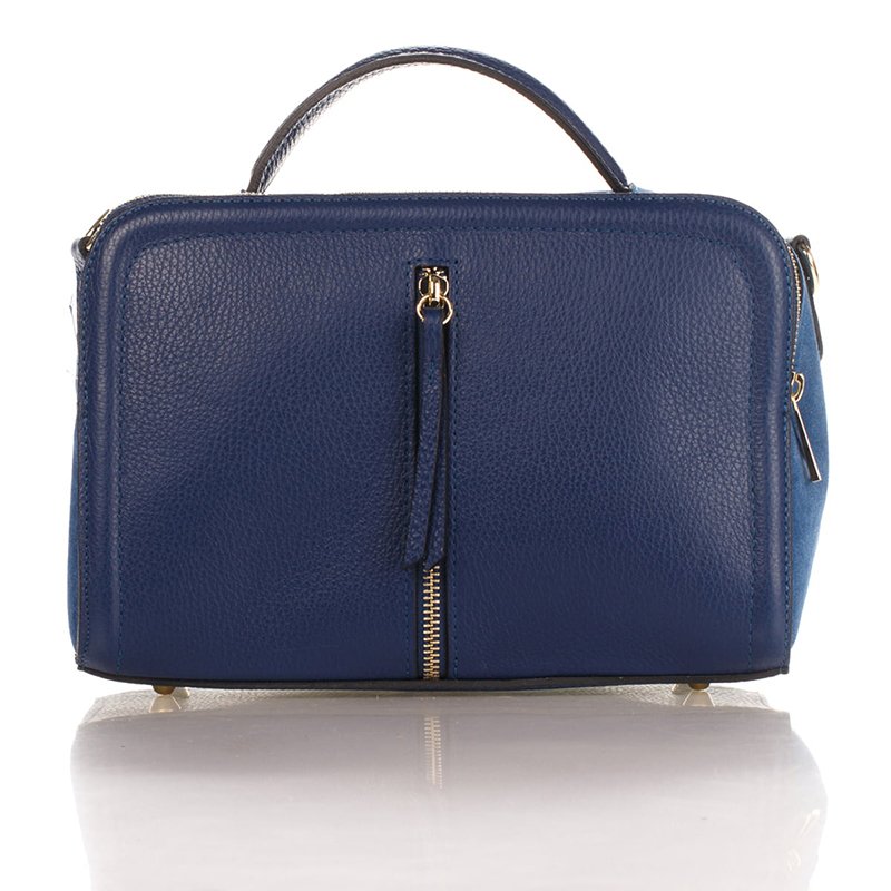 

Женская кожаная сумка Italian bags Синий