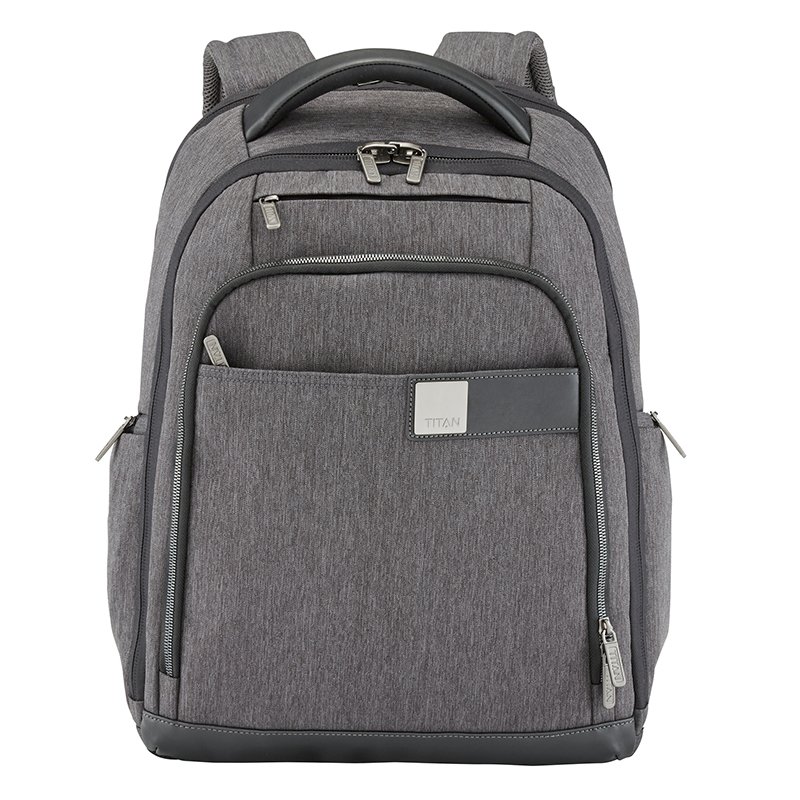 

Городской рюкзак Titan POWER PACK Mixed Grey с расш. 32/39л (Ti379501-04)
