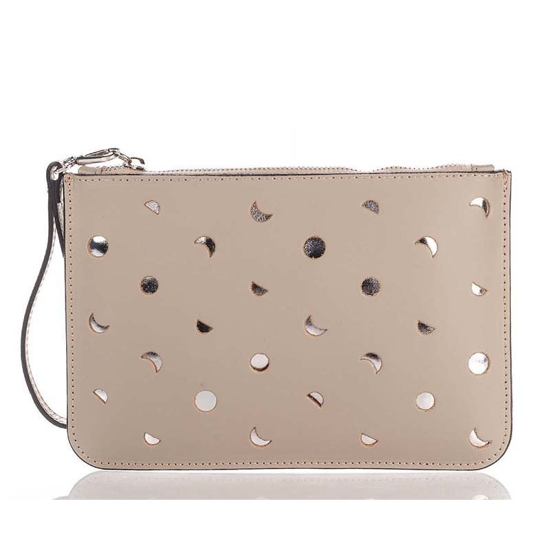 

Клатч кожаный Italian bags Таупе