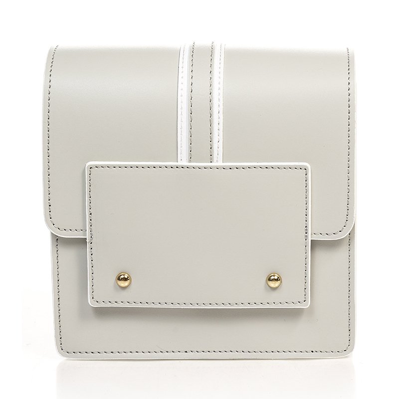 

Клатч кожаный Italian Bags Серый