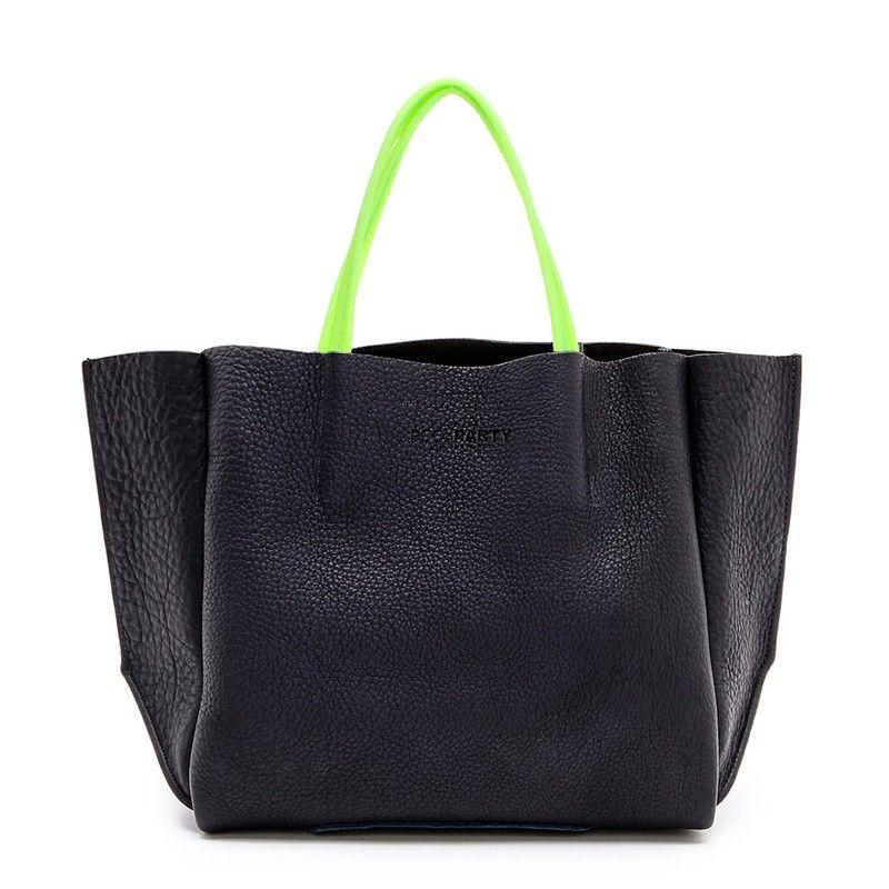 

Женская кожаная сумка POOLPARTY Soho (limited-soho-black-green)