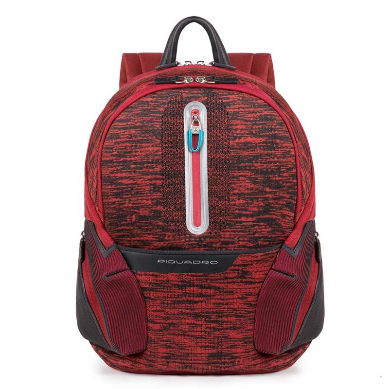 

Городской рюкзак Piquadro COLEOS37 Red с USB/microUSB и чехлом