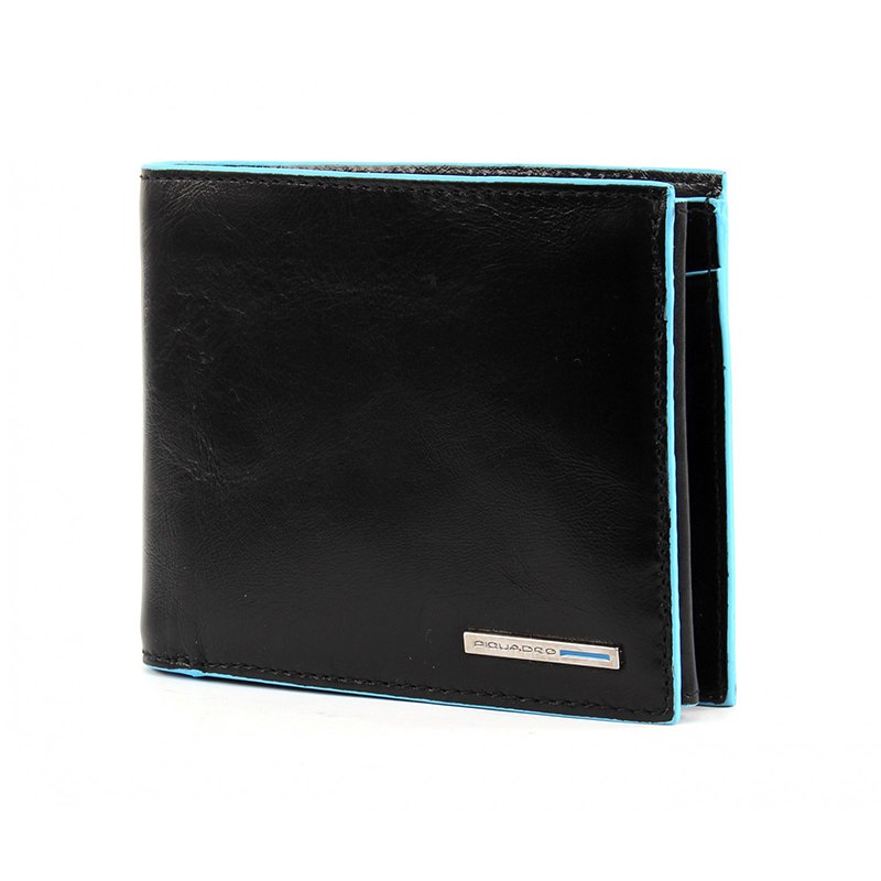 

Портмоне Piquadro BL SQUARE Black с отдел. для монет и 11 кред.карт