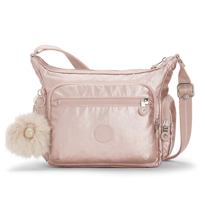 

Женская сумка Kipling GABBIE S Metallic Blush 7л