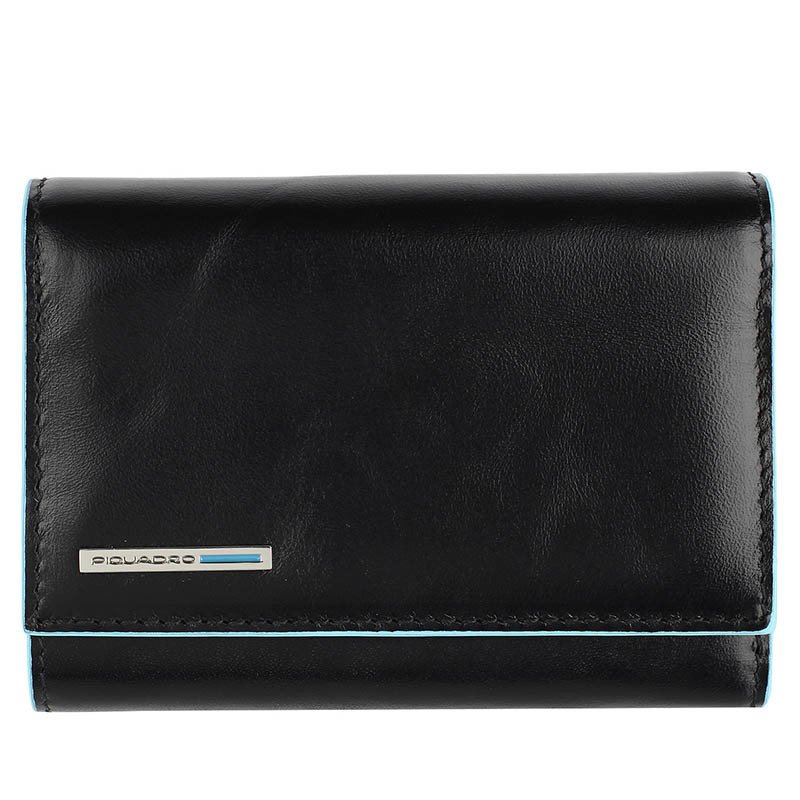 

Портмоне Piquadro BL SQUARE Black с отдел. для 12 кред.карт с RFID защитой