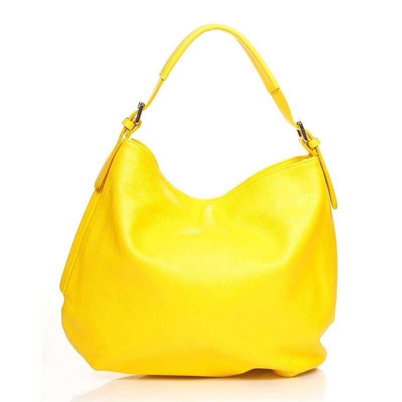 

Женская кожаная сумка Italian bags Желтый