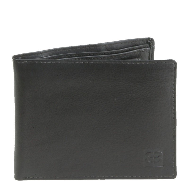 

Портмоне Enrico Benetti LEATHER Black горизонтальное с отдел. для монет (Eb52201 001)