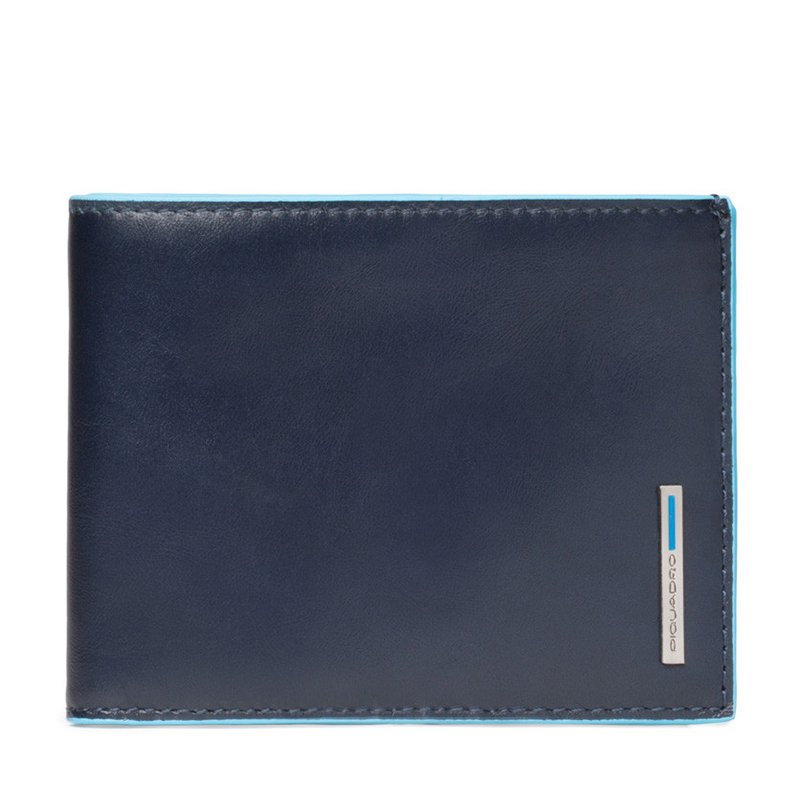 

Портмоне кожаное Piquadro Blue Square N.Blue с отдел. для монет с RFID защитой