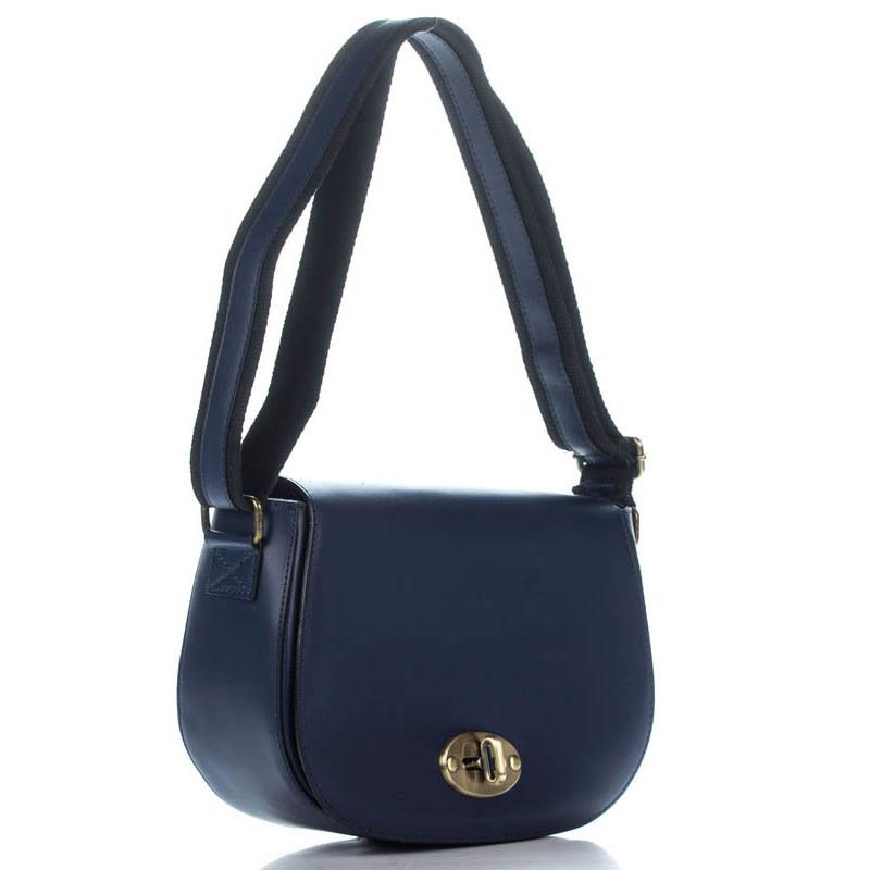 

Женская кожаная сумка Italian bags Синий