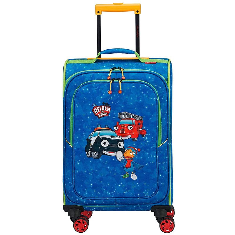 

Чемодан детский на 4 колесах Travelite HEROES OF THE CITY Blue S 34л (TL081688-20)