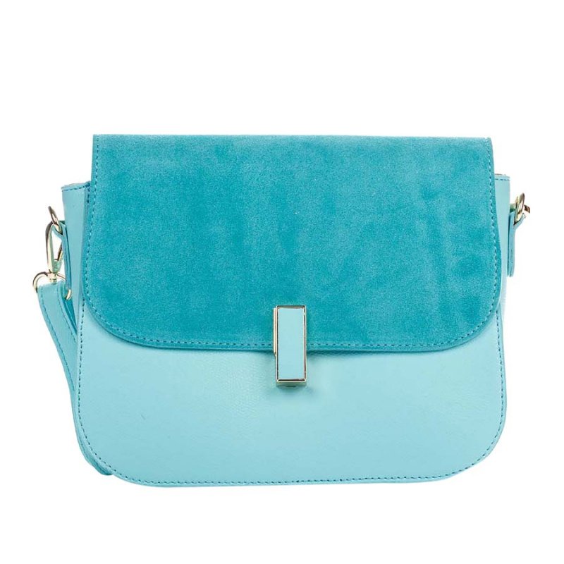 

Женская кожаная сумка Italian bags Бирюзовый