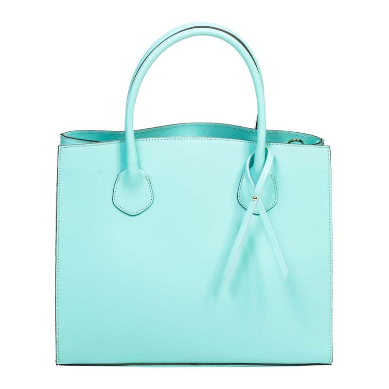 

Женская кожаная сумка Italian bags Бирюзовый