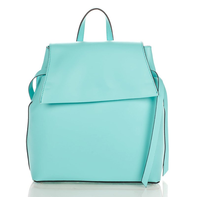 

Городской кожаный рюкзакItalian bags Бирюзовый
