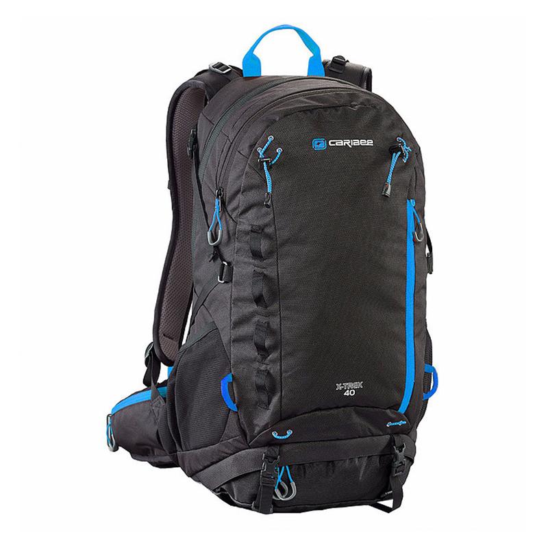 

Туристический рюкзак Caribee X-Trek 40л Black/Ice Blue (923423)