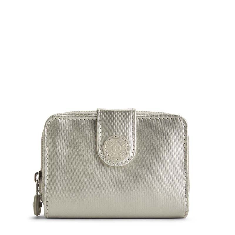 

Портмоне Kipling NEW MONEY Silver Beige с отдел. на молнии