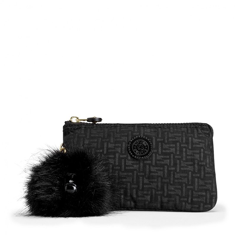 

Портмоне на молнии Kipling CREATIVITY L Black Pylon Emb