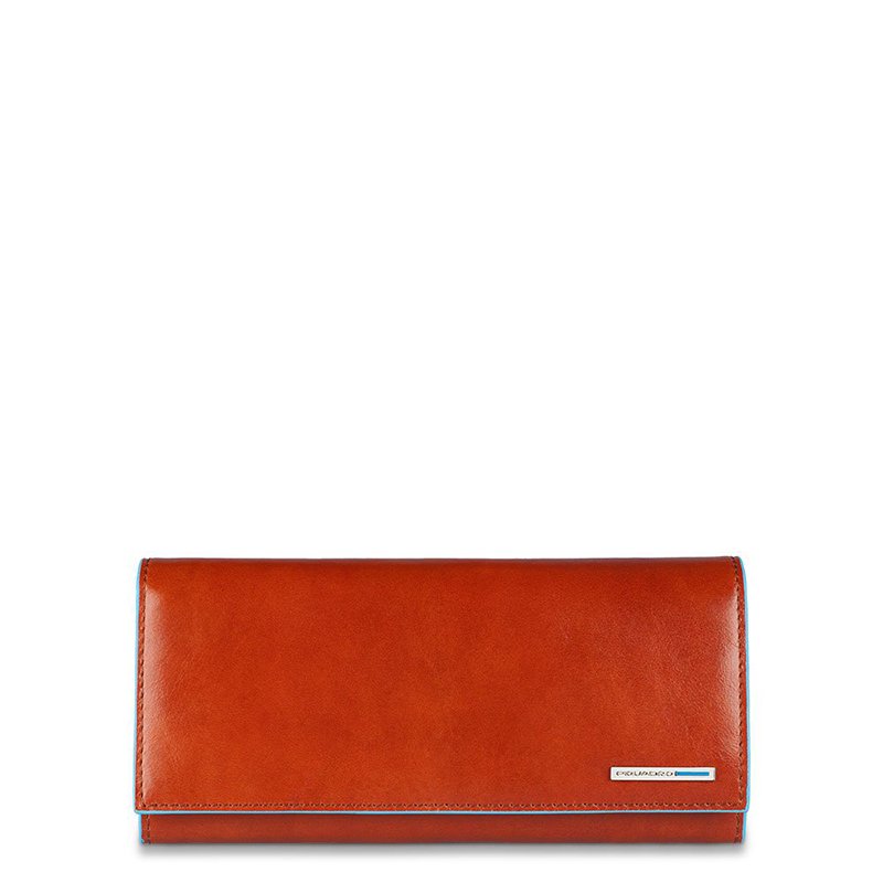 

Портмоне Piquadro BL SQUARE Orange-Sand женское с двумя отдел.