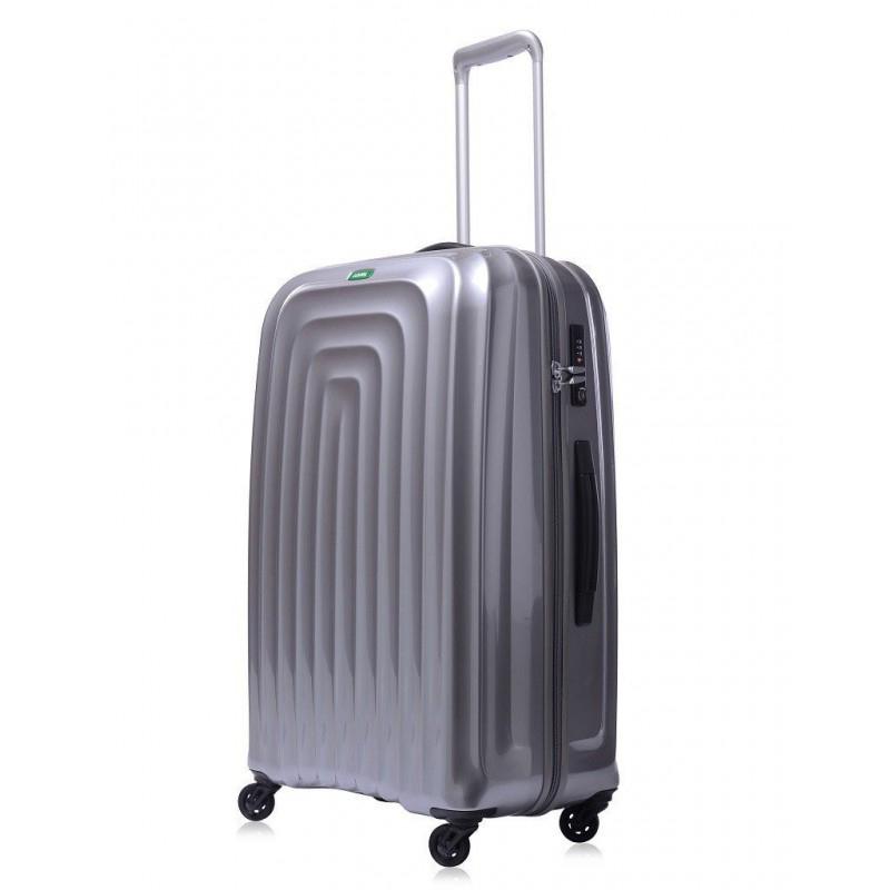 

Чемодан Lojel WAVE Silver M на 4 колесах 52 л (Lj-CF1239M_S)