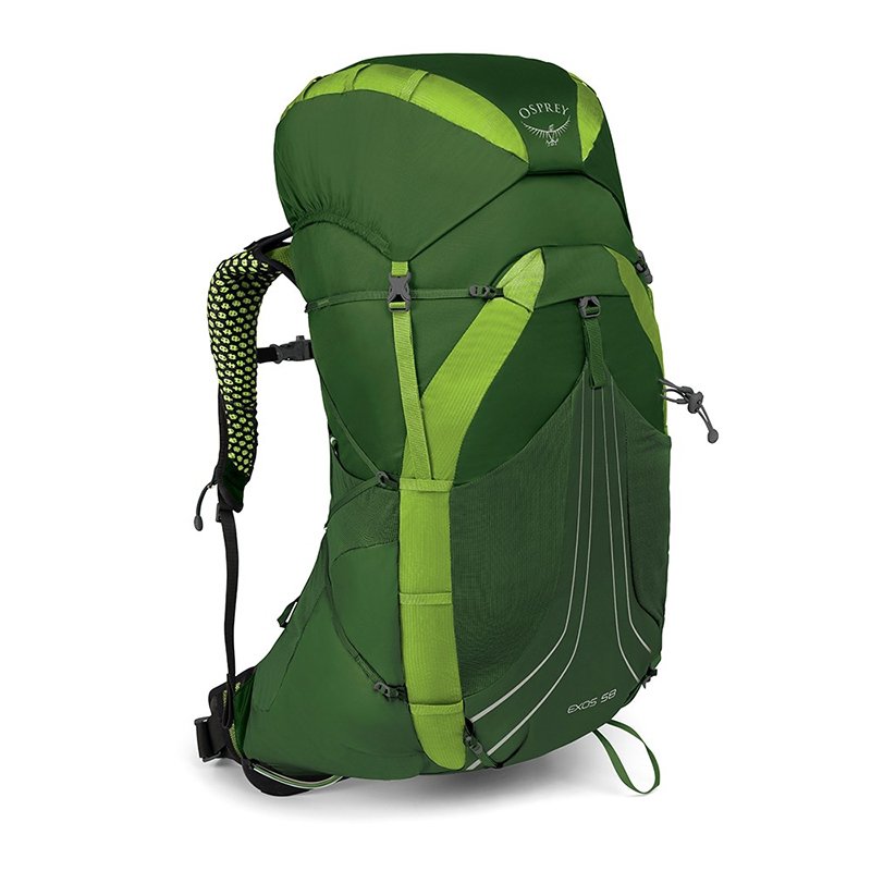 

Туристический рюкзак Osprey Exos 58 Tunnel Green SM (009.1737)