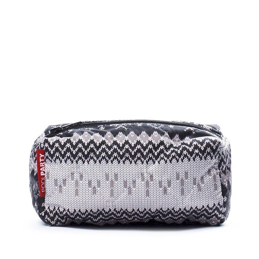 

Косметичка POOLPARTY (cosmetic-snowflakes-grey)