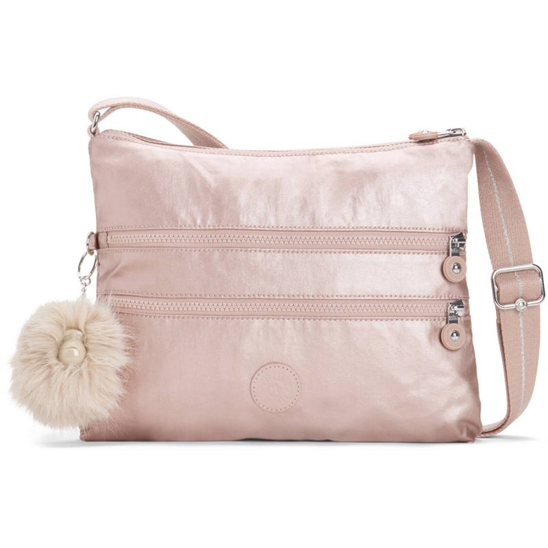 

Женская наплечная сумка Kipling ALVAR Metallic Blush