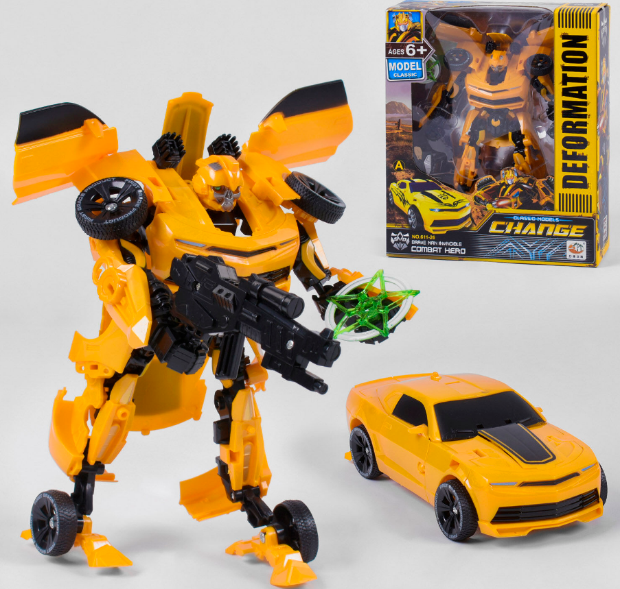 

Трансформер детский Star Toys Factor Желтый (309М)