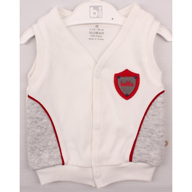 

Жилетка для мальчика BIBABY 61232 56 см м-серый (444257)