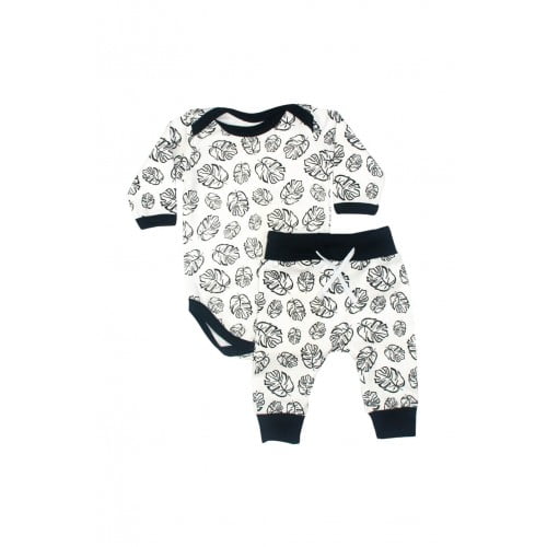

Комплект Бодик и штанишки 'Листья’ MISHKA 1226 Размер 56