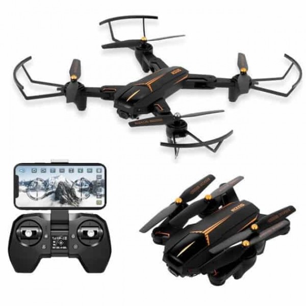 

Квадрокоптер Visuo xs812 - дрон с 4K и HD-камерами, 5G WI-FI, GPS, FPV, до 15 мин полета (k067)
