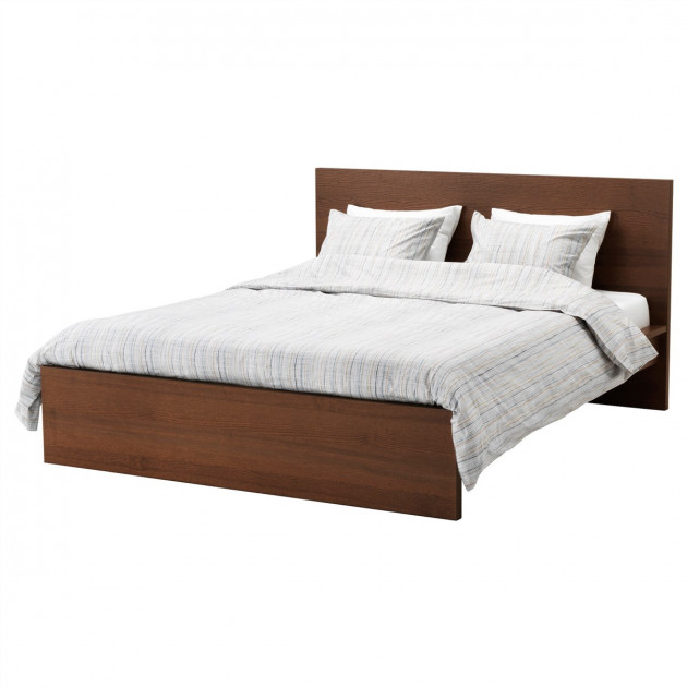 

Каркас кровати IKEA MALM Leirsund 180x200 см Коричневая морилка 991.570.73