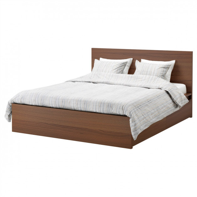 

Каркас кровати с 2 ящиками IKEA MALM 180x200 см Коричневая морилка 591.571.74