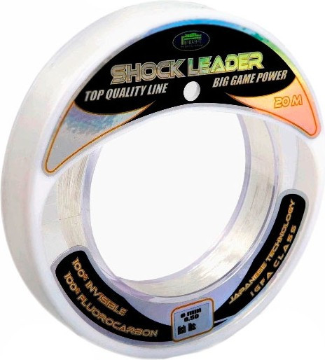 

Леска Lineaeffe Shock Leader 100% Fluorocarbon 20 м 0.60 мм FishTest 40 кг