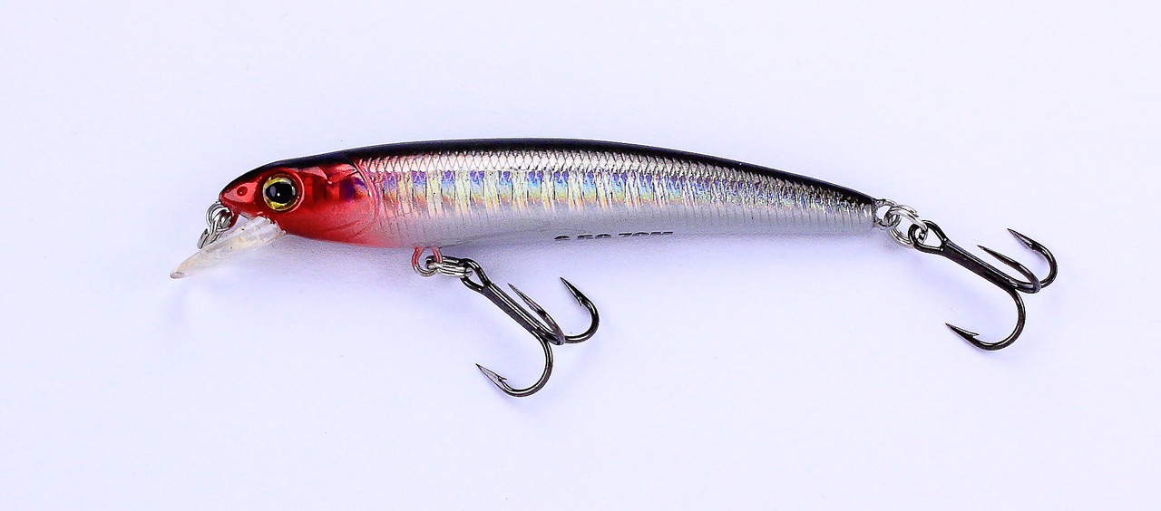 

Воблер Nomura Hiro Minnow 70 мм 5 гр BLACK/RED/SILVER