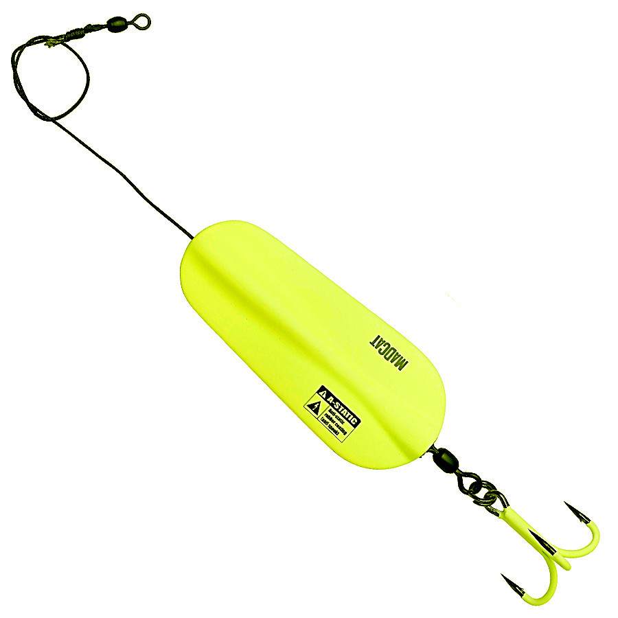 

Блесна-колебалка DAM MADCAT A-STATIC Inline Spoon 125 гр (fluo yellow UV)