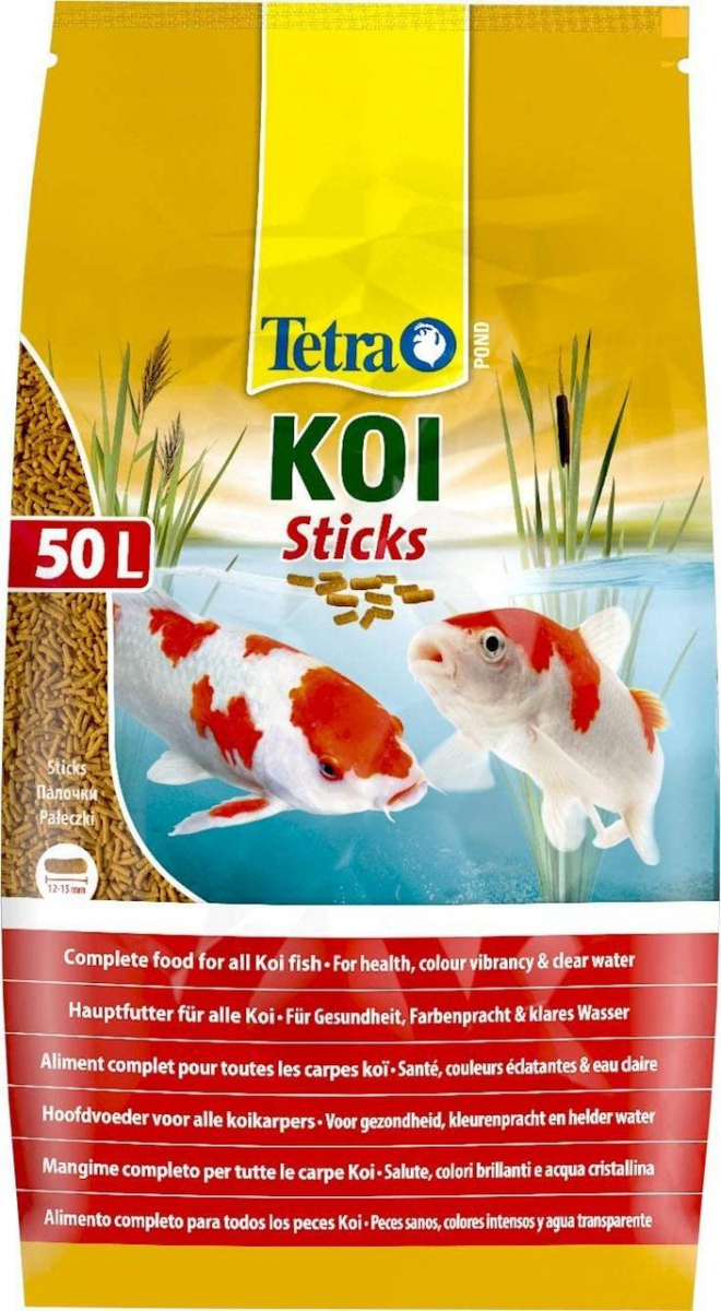 

Корм для карпов кои Tetra Pond Koi Sticks в палочках 50 л (758636 /241626)