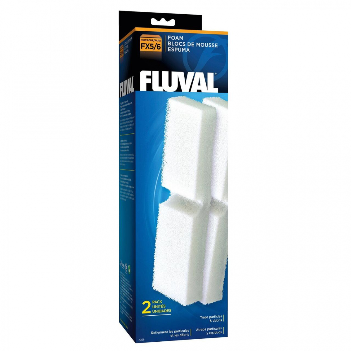 

Губка Fluval «Foam» 3 шт. (для внешнего фильтра Fluval FX5 / FX6)