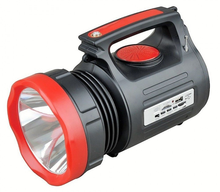 

Фонарь ручной с FM радиоприемником и USB Wimpex WX-2980 20W Черный/Красный