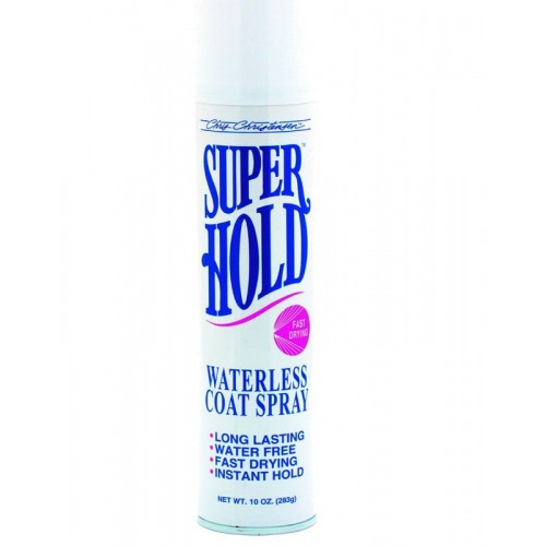 

Лак-спрей Chris Christensen Super Hold Waterless Coat Spray для собак на безводной основе, 296 мл