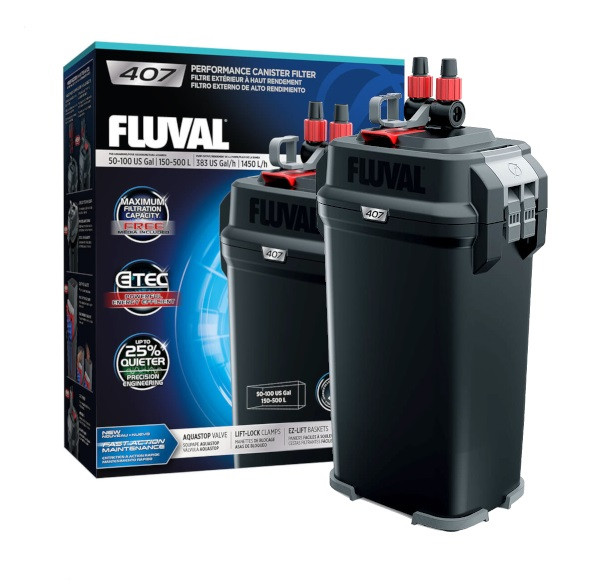 

Внешний фильтр Hagen Fluval 407 для аквариумов 150-500 л. (A450)