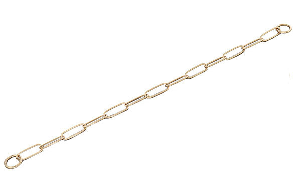

Ошейник Sprenger Long Link для собак широкое звено, полированная латунь, 54 см